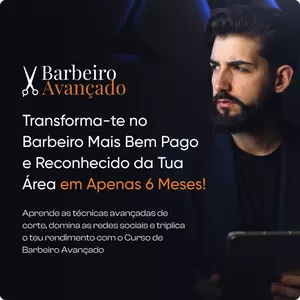 Imagem de capa para o Curso online Barbeiro de Sucesso by AR