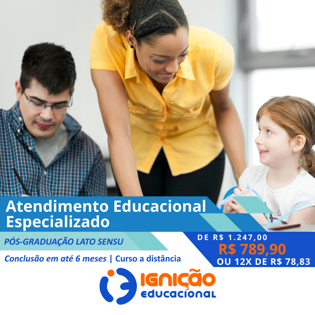 Imagem do curso Pós-Graduação em Atendimento Educacional Especializado-AEE