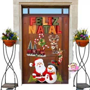 Imagem de capa para o Ebook 🩵Painel de porta Natal 5🩵