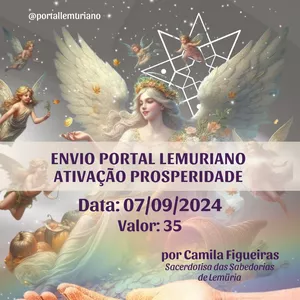 Imagem de capa para o Evento online Envio PORTAL LEMURIANO - Ativação PROSPERIDADE!