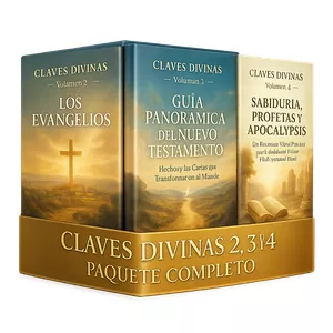Imagen de portada para Curso online CLAVES DIVINAS®: La Biblioteca del Reino - Volumen 2 -3 - 4