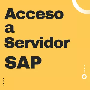 Imagem principal do produto Acceso a Servidor SAP x3 meses