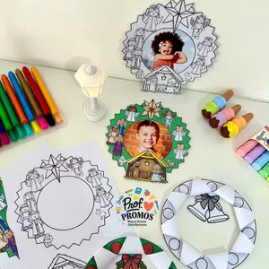 Imagem de capa para o Ebook Atividades Natalinas - Guirlandas🎅✨