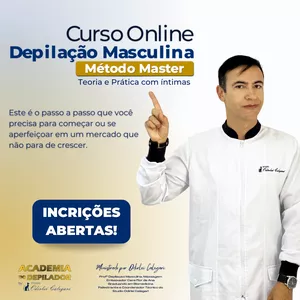 Imagem de capa para o Curso online Depilação Masculina - Método Master