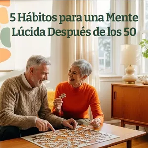 Imagen de portada para Ebook 5 Hábitos para una Mente Lúcida Después de los 50