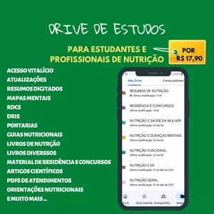 Imagem de capa para o Ebook DRIVE DE ESTUDOS - NUTRIÇÃO