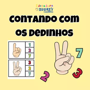 Imagem de capa para o Ebook Cards - Contando com os dedos