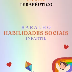 Imagem de capa para o Ebook Baralho Terapêutico: Habilidades Sociais Infantil