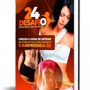 Imagem de capa para o Ebook DESAFIO FT  EMAGREÇA EM 24 DIAS 