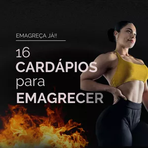 Imagem de capa para o Ebook Cardápios para Emagrecimento e Definição