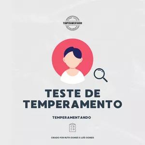 Imagem de capa para o Ebook Teste de Temperamento - TEMPERAMENTANDO