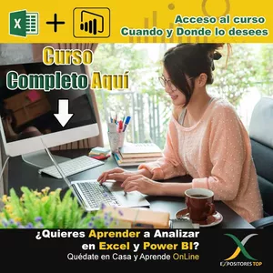 Imagen de portada para Curso online "Curso Completo: CAPACITACIÓN en EXCEL, POWER BI e IA"