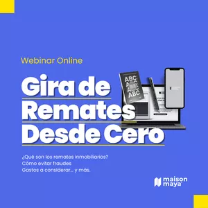 Imagen de portada para Curso online Curso Remates Bancarios y Judiciales desde cero