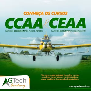 Imagem do curso Coordenador de Aviação Agrícola (CCAA) e Executor de Aviação Agrícola (CEAA)