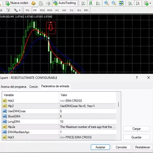 Cover image for Online course (CRUCE DE MEDIAS MOVILES) ROBOT EA ULTIMATE - CROSSING OFF MOVING AVERAGE  