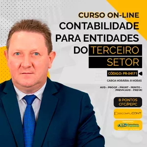 Imagem de capa para o Curso online Contabilidade para Entidades do TERCEIRO SETOR