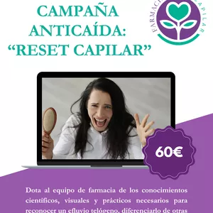 Imagen de portada para Curso online CAMPAÑA ANTICAÍDA: “RESET CAPILAR" 