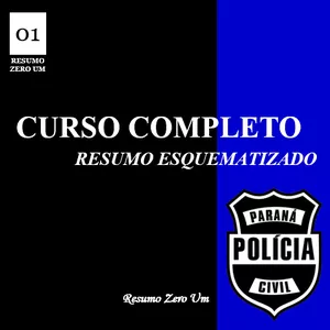 Imagem de capa para o Ebook CURSO COMPLETO para Investigador de Polícia PC/PR