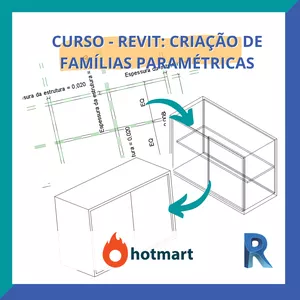 Imagem de capa para o Curso online REVIT - CRIAÇÃO DE FAMÍLIAS PARAMÉTRICAS