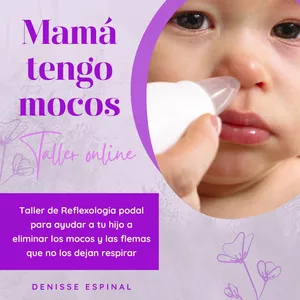 Imagen de portada para Curso online Taller en línea "Mamá tengo mocos"