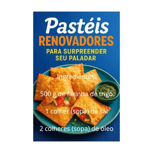 Imagem de capa para o Ebook Pastel de feiras diversos sabores 