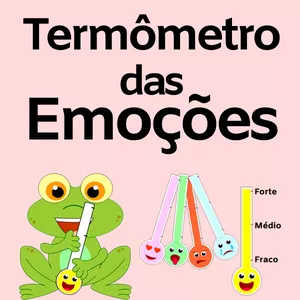 Imagem de capa para o Ebook Caderno de Atividades: Termômetro das Emoções