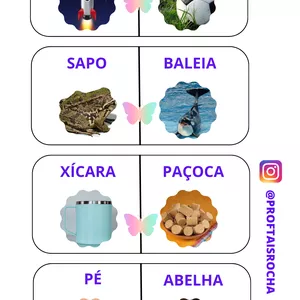 Imagem de capa para o Ebook Dominó de Rima - Prof. Tais Rocha