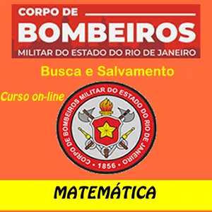 Imagem de capa para o Curso online Bombeiros - RJ - Busca e Salvamento - Matemática