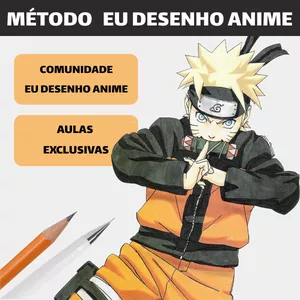 Imagem de capa para o Curso online Eu Desenho Anime