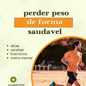 Imagem de capa para o Ebook para Perder Peso de Forma Saudável