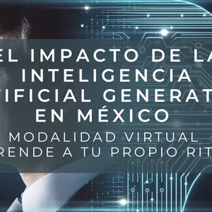 Imagen de portada para Curso online El impacto de la inteligencia artificial generativa en México