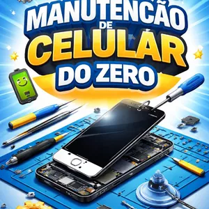 Imagem do curso MANUTENÇÃO DE CELULAR DO ZERO