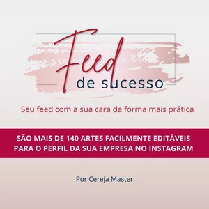 Imagem de capa para o Curso online Feed de Sucesso | Posts para empreendedoras