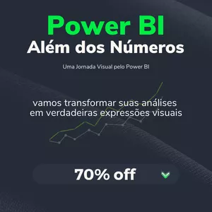 Imagem do curso Power BI - Além dos Números:  Uma Jornada Visual pelo Power BI