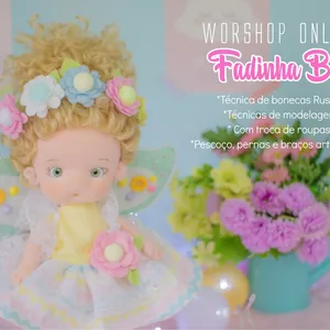 Imagem de capa para o Curso online Curso boneca Fadinha 