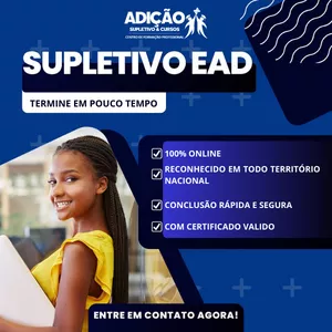 Imagem de capa para o Curso online SUPLETIVO ONLINE - EJA EAD