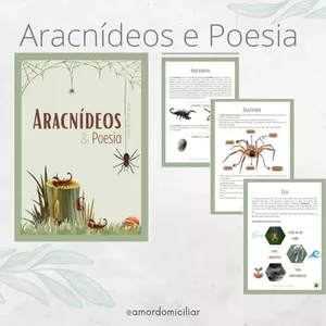 Imagem de capa para o Ebook Aracnídeos e Poesia 