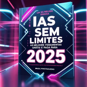 Imagem de capa para o Ebook IAS SEM LIMITES - AS MELHORES FERRAMENTAS GRATÍS E PAGAS PARA 2025