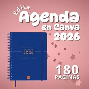 Imagen de portada para Curso online Agenda 2026 - Semanal 180 Páginas