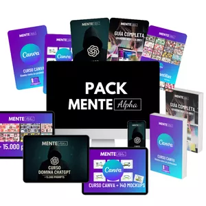 Imagen de portada para Curso online Mega Pack Mente Alpha