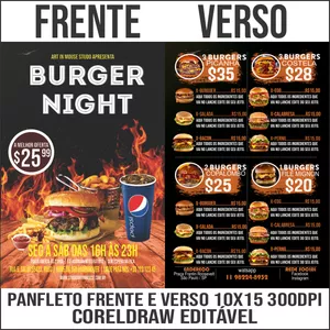 Imagem de capa para o Curso online Panfletos editável 10x15 cm frente e verso 300dpi pronto para impressão! 