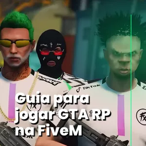 Imagem de capa para o Ebook Guia para jogar GTA RP na FiveM