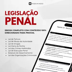 Imagem de capa para o Ebook Legislação Penal Especial - coleção Rezumindo