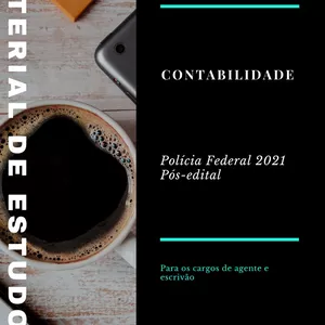 Imagem de capa para o Ebook Apostila ATUALIZADA de contabilidade para o concurso da PF