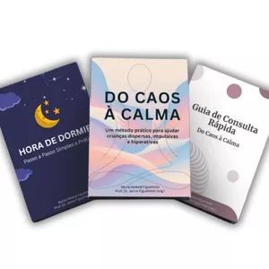 Imagem de capa para o Ebook Do Caos à Calma - Um método prático para ajudar crianças dispersas, impulsivas e hiperativas - PT (livro digital)