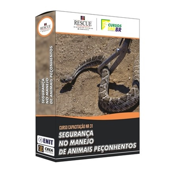 CURSO CAPACITAÇÃO NR-31 SEGURANÇA NO MANEJO DE ANIMAIS PEÇONHENTOS