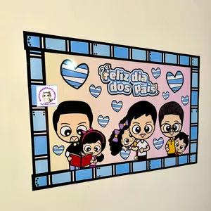 Imagem de capa para o Ebook Painel Dia dos pais 🩵