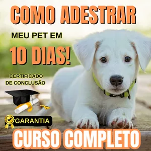 Imagem de capa para o Curso online Como Adestrar Meu Pet Em 10 Dias
