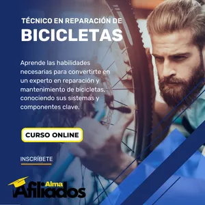 Imagen de portada para Curso online ▶ Técnico Profesional en Reparación de Bicicletas