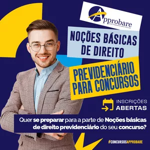 Imagem de capa para o Curso online Noções básicas de direito previdenciário para concursos